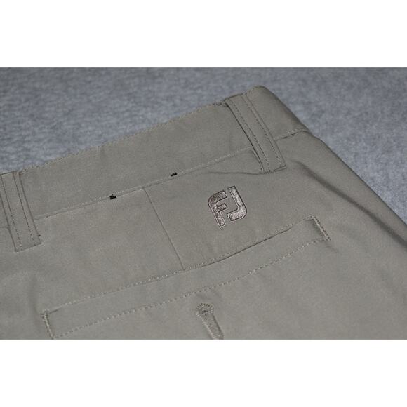 Footjoy Golf Pants Mens Size 36 x 32 Tan Performance Polyester Flat Front - Picture 3 of 6